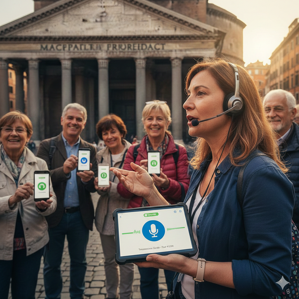 Vox AudioGuide Live Interface